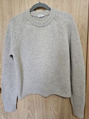 FILIPPA K Wool Cashmere Blend Beige Taupe Crewneck Sweater Size Small